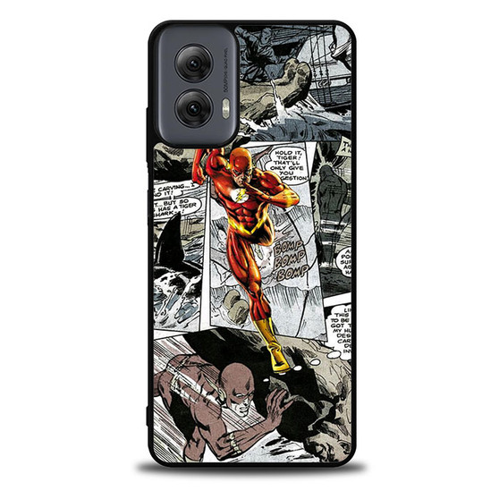 The Flash in Comic Motorola Moto G Power 5G 2024/ Moto G Power 5G 2025 Case