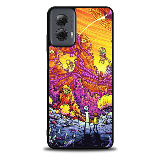 Rick and Morty Fighting Alien Motorola Moto G Power 5G 2024/ Moto G Power 5G 2025 Case