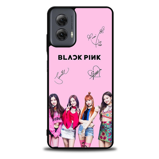 Black Pink Signature 1 Motorola Moto G Power 5G 2024/ Moto G Power 5G 2025 Case