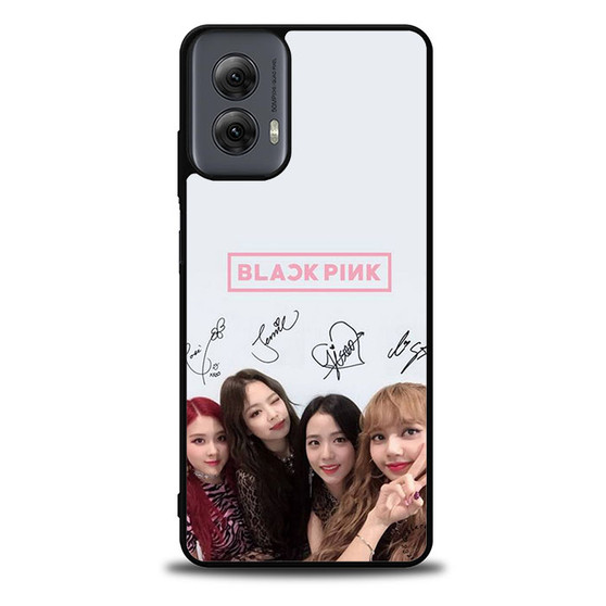 Black Pink Signature 4 Motorola Moto G Power 5G 2024/ Moto G Power 5G 2025 Case
