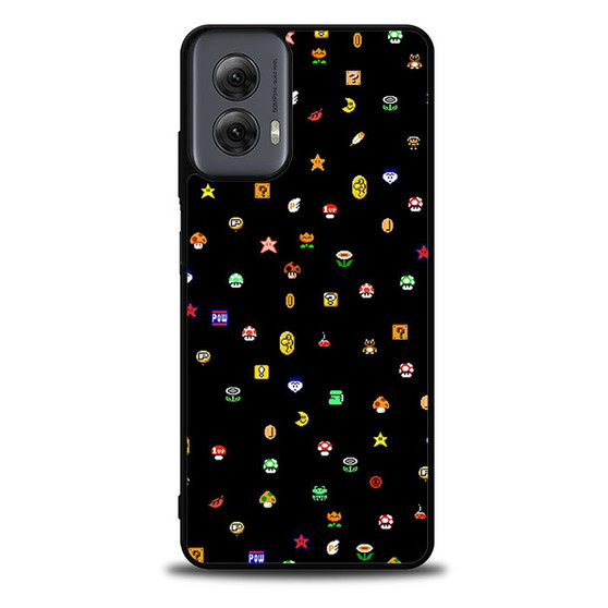 Super Mario Items Motorola Moto G Power 5G 2024/ Moto G Power 5G 2025 Case