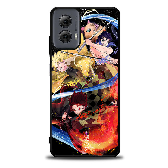 Demon Slayer Tanjiro Zenitsu and Inosuke Motorola Moto G Power 5G 2024/ Moto G Power 5G 2025 Case