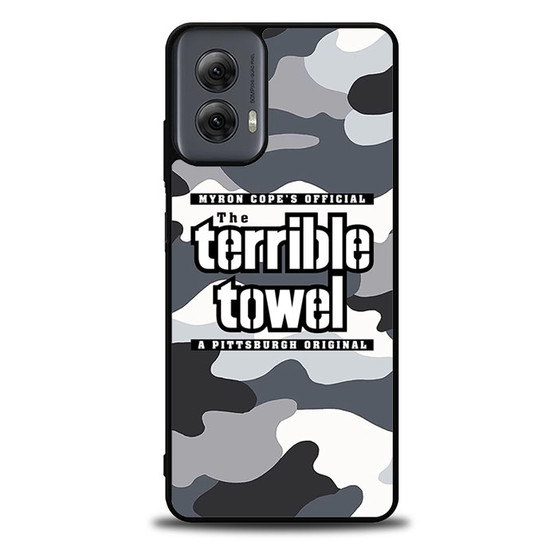 The Terrible Towel Pittsburgh Steelers in Camo Motorola Moto G Power 5G 2024/ Moto G Power 5G 2025 Case
