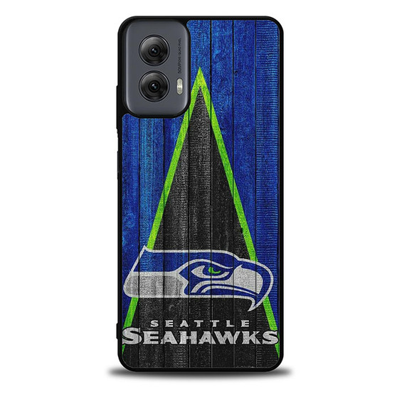Seattle Seahawks Wood Art Motorola Moto G Power 5G 2024/ Moto G Power 5G 2025 Case
