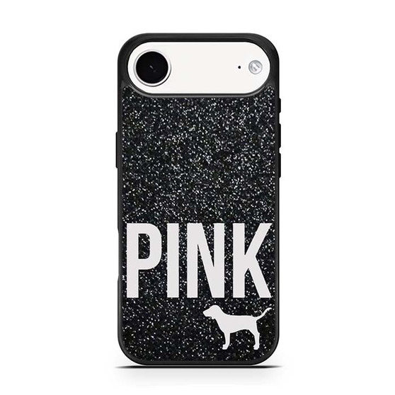 Black Glitter Victoria's Secret iPhone Air Case