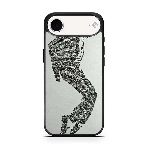 Michael Jackson word art iPhone Air Case