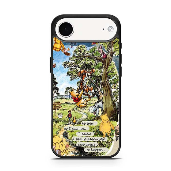 Winnie the pooh and friends quote iPhone Air Case
