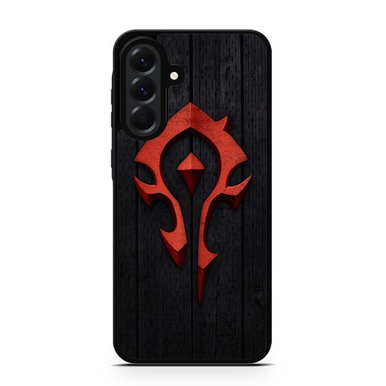 Warcraft With Wooden Pattern Background Samsung Galaxy A56 Case