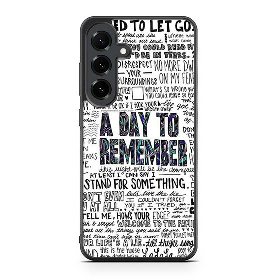 A day to remember Lyrics Samsung Galaxy S25 FE Case