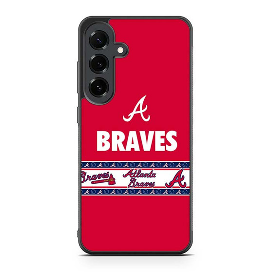 Atlanta Braves Label Samsung Galaxy S25 FE Case