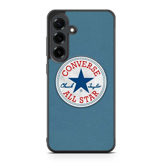 blue texture converse Samsung Galaxy S25 FE Case