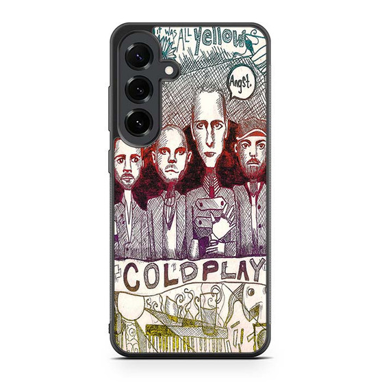coldplay art Samsung Galaxy S25 FE Case