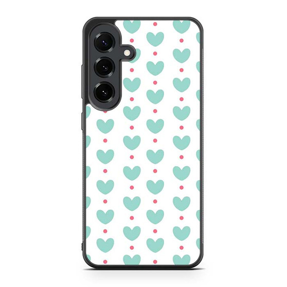 Heart in Light Blue Samsung Galaxy S25 FE Case