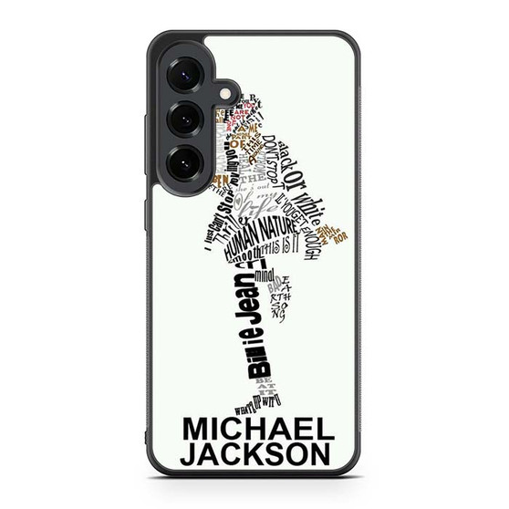 Michael Jackson Songs Title 1 Samsung Galaxy S25 FE Case