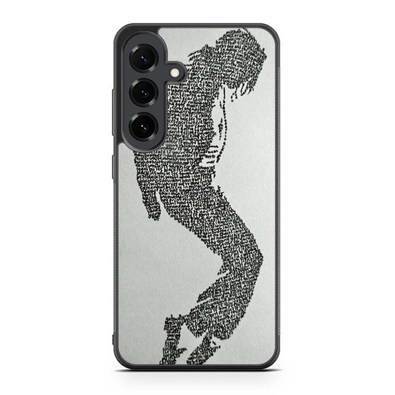 Michael Jackson word art Samsung Galaxy S25 FE Case