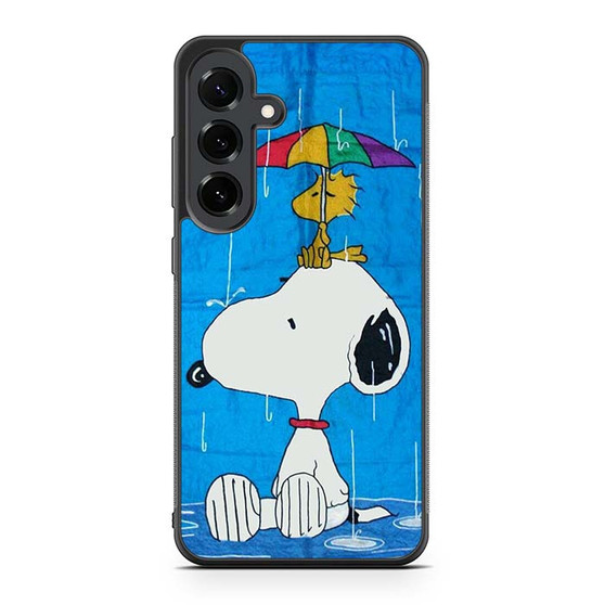 Snoopy In Rain Samsung Galaxy S25 FE Case