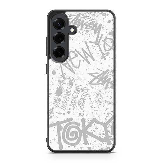 Stussy Cities Of The World Art Samsung Galaxy S25 FE Case