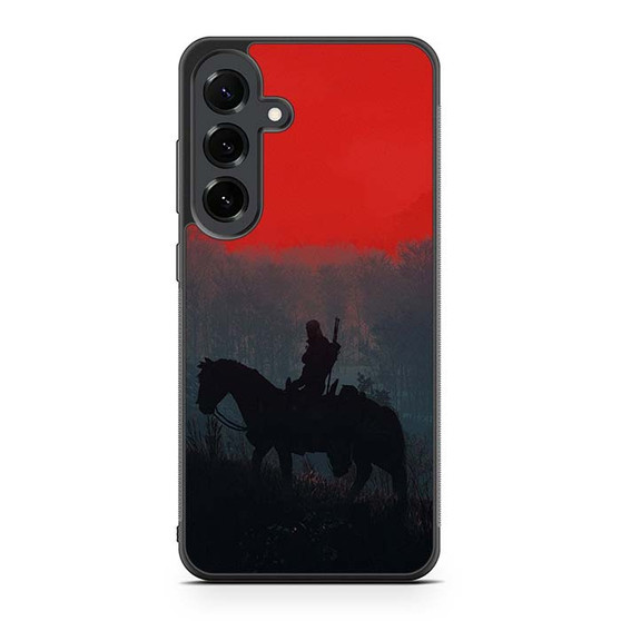 The Witcher Geralt Riding a Horse Samsung Galaxy S25 FE Case