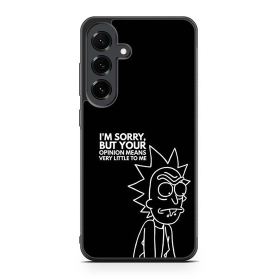 Rick and Morty Sarcasm Samsung Galaxy S25 FE Case