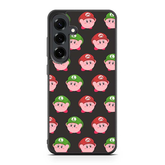 Kirby X Super Mario Samsung Galaxy S25 FE Case