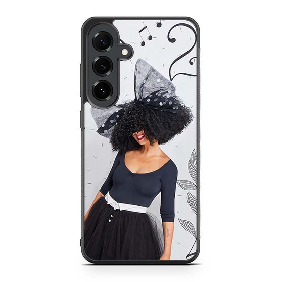 Sia Black and White Samsung Galaxy S25 FE Case
