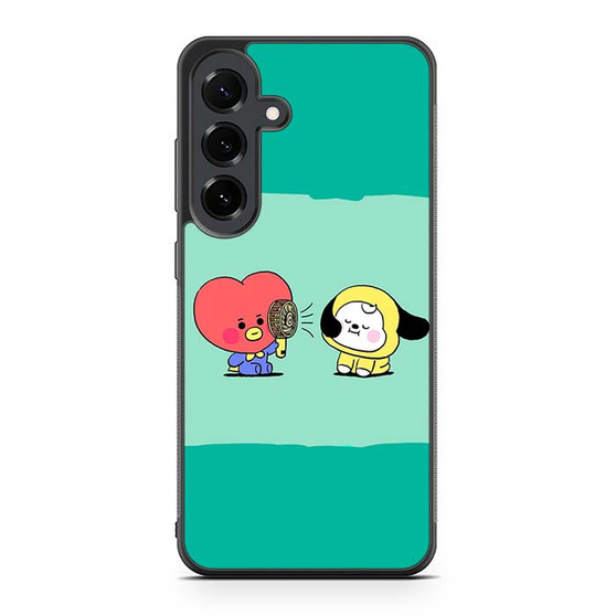 Tata and Chimmy BT21 Samsung Galaxy S25 FE Case