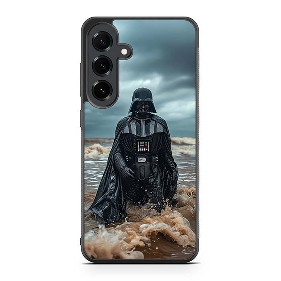 Darth Vader Star Wars in Beach Samsung Galaxy S25 FE Case