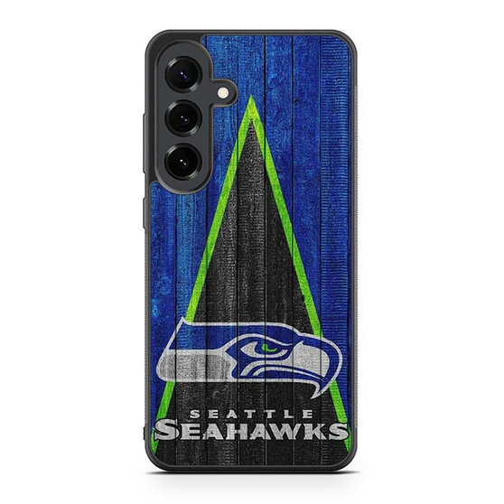Seattle Seahawks Wood Art Samsung Galaxy S25 FE Case