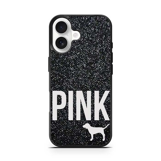 Black Glitter Victoria's Secret iPhone 17 Case Black Glitter Victoria's Secret iPhone 17 Case