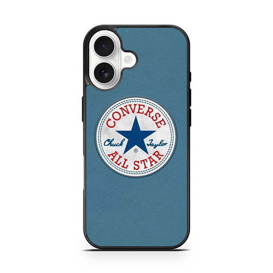 blue texture converse iPhone 17 Case