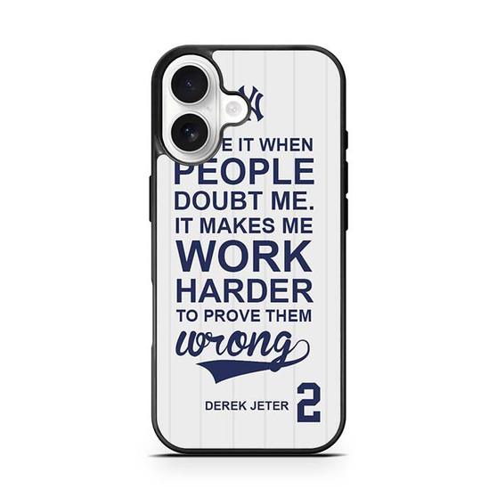 Derek Jeter Quote iPhone 17 Case Derek Jeter Quote iPhone 17 Case