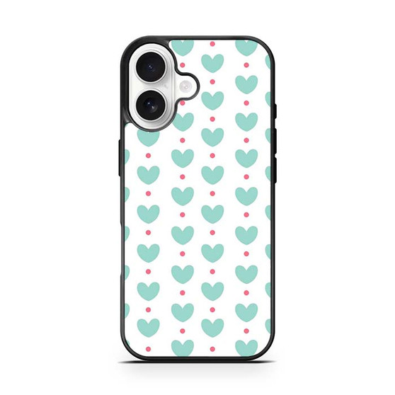 Heart in Light Blue iPhone 17 Case Heart in Light Blue iPhone 17 Case