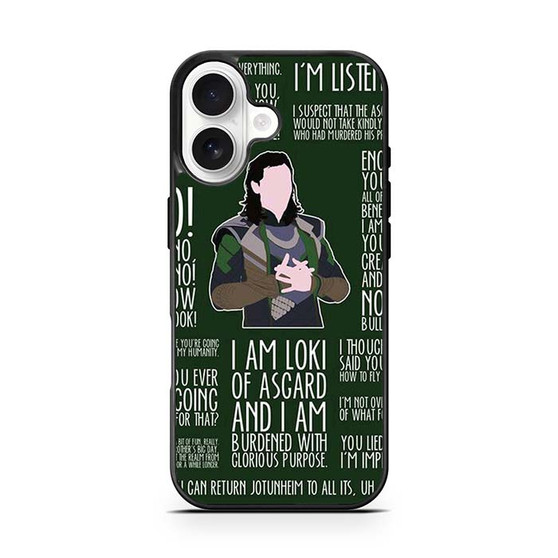 Loki Quotes iPhone 17 Case