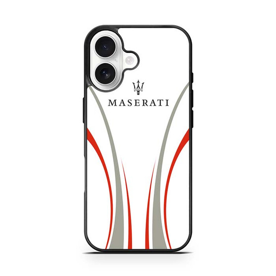 Maserati Silver Red iPhone 17 Case Maserati Silver Red iPhone 17 Case