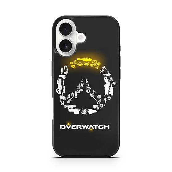 Overwatch's Logo Weapons Pattern iPhone 17 Case Overwatch's Logo Weapons Pattern iPhone 17 Case