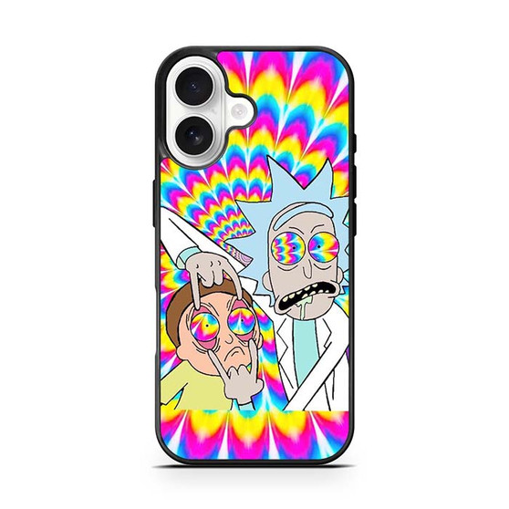 Rick And Morty tye Dye iPhone 17 Case Rick And Morty tye Dye iPhone 17 Case
