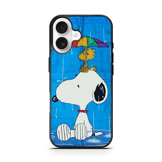 Snoopy In Rain iPhone 17 Case