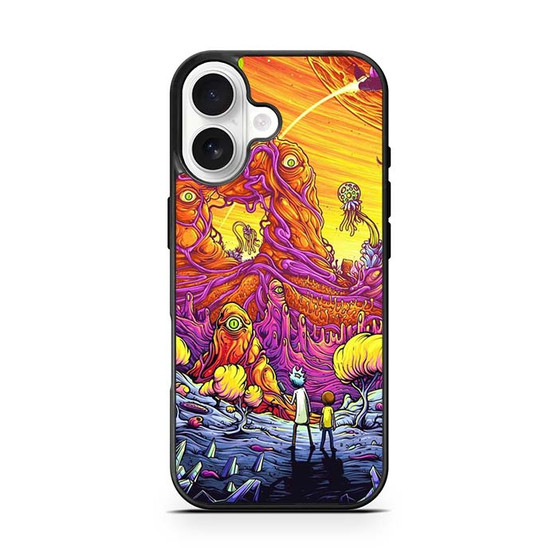 Rick and Morty Fighting Alien iPhone 17 Case Rick and Morty Fighting Alien iPhone 17 Case