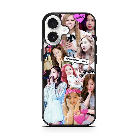 Black Pink Collage 2 iPhone 17 Case Black Pink Collage 2 iPhone 17 Case