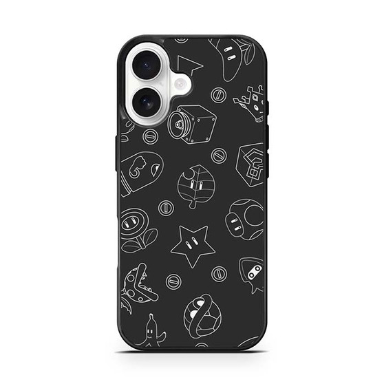 Super Mario game Items iPhone 17 Case Super Mario game Items iPhone 17 Case