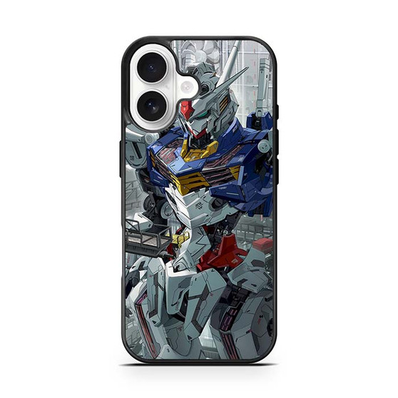 Aerial Gndam Mercury iPhone 17 Case