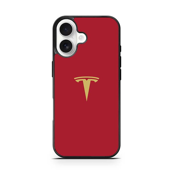 Tesla gold red iPhone 17 Series Case