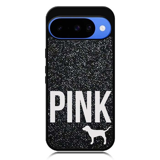 Black Glitter Victoria's Secret Google Pixel 10 Case