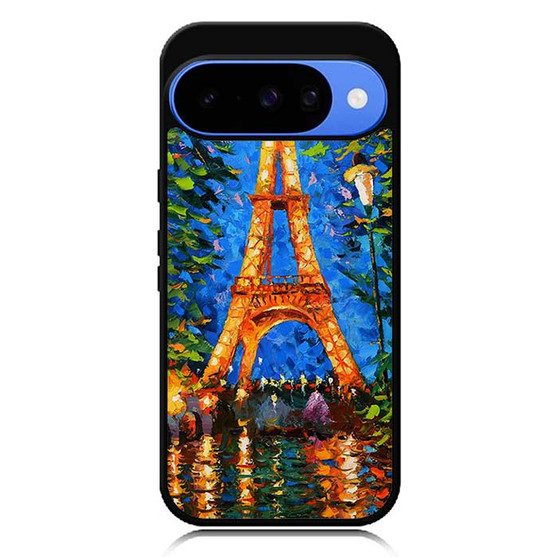 Paris Effel Tower in Abstract Google Pixel 10 Case