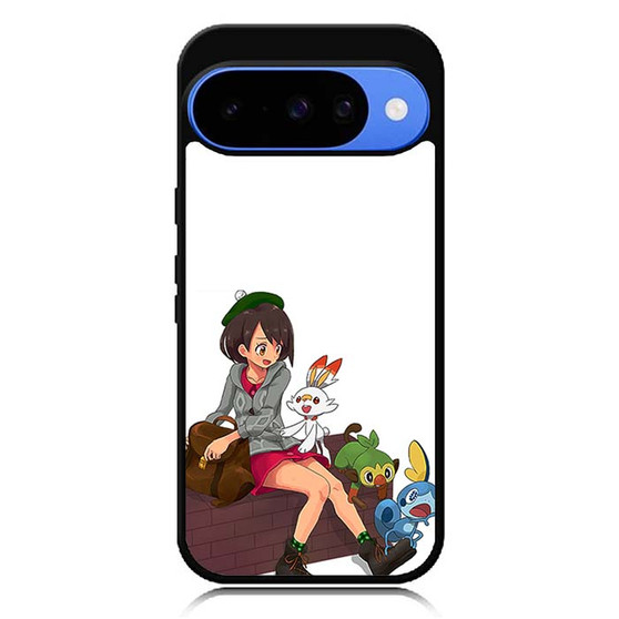Pokemon Sword and Shield Scorbunny Grookey Sobble Google Pixel 10 Case
