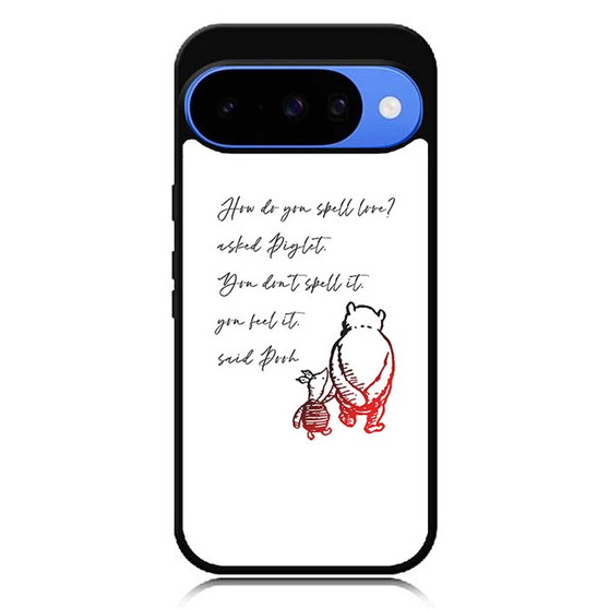 Winnie the pooh love quote Google Pixel 10 Series Case