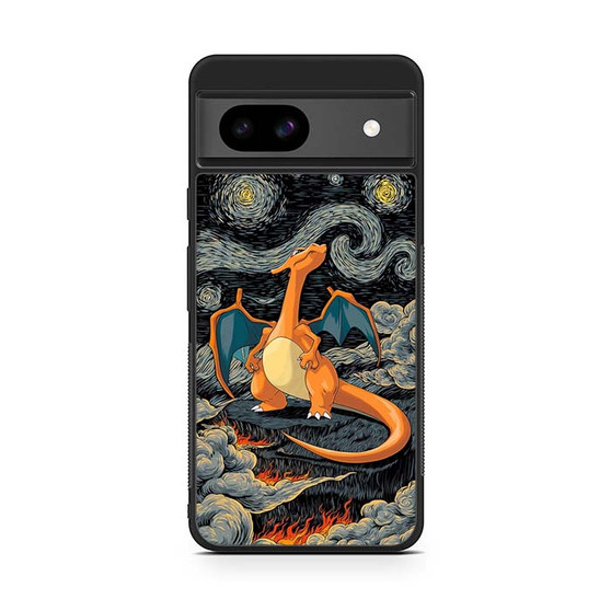 Charizard Inferno Beneath the Starry Night Pokemon Google Pixel 8a Case