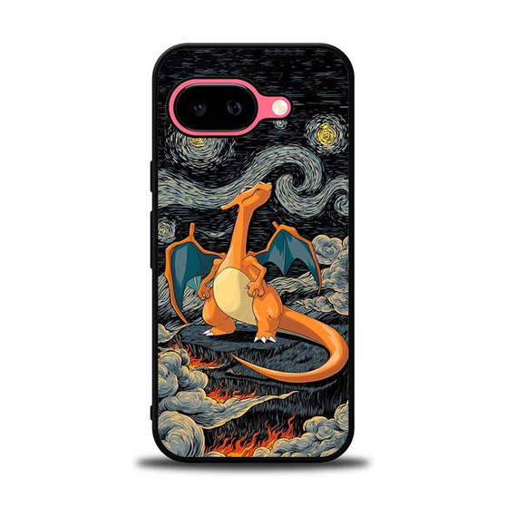 Charizard Inferno Beneath the Starry Night Pokemon Google Pixel 9a Case
