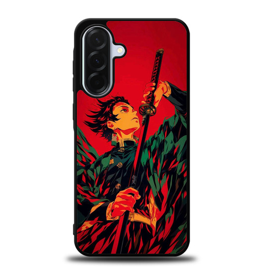 Demon Slayer Cool Tanjiro Samsung Galaxy A36 Case