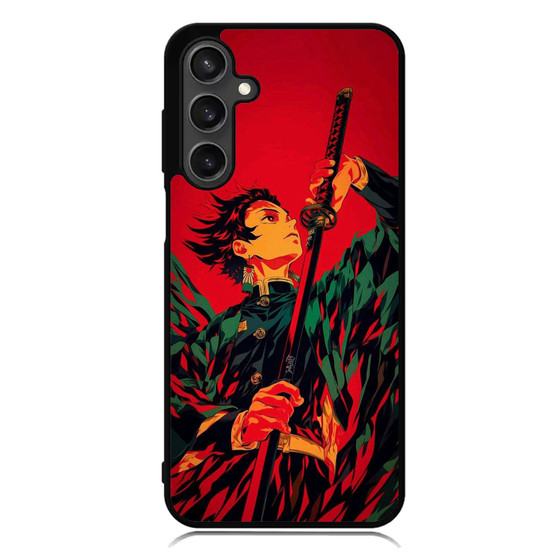 Demon Slayer Cool Tanjiro Samsung Galaxy A55 Case